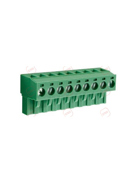 Green Connector 9-Way Plug